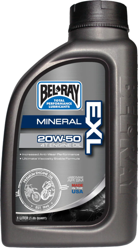 Моторне мастило Bel-Ray EXL Mineral 4T Engine Oil 20W-50
