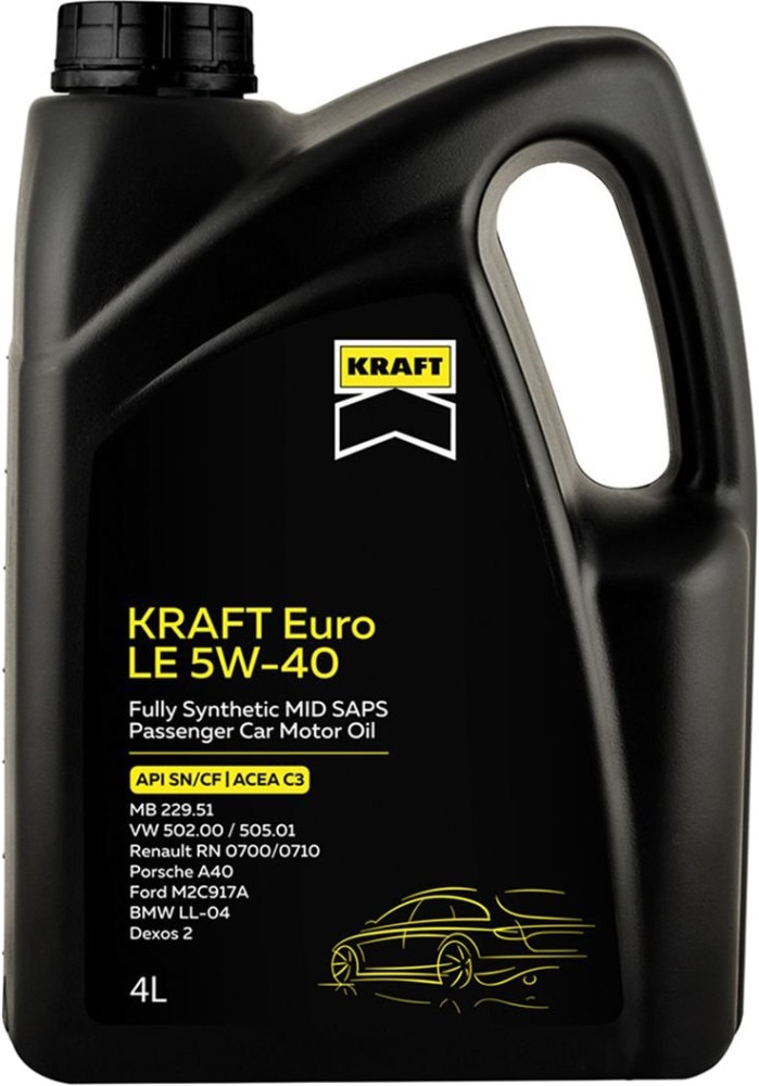 Моторне мастило Kraft Euro LE 5W-40