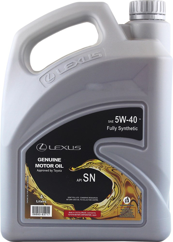 Моторное масло Lexus Engine Oil SN 5W-40