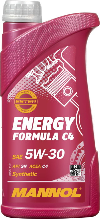 Моторне мастило Mannol Energy Formula C4 5W-30