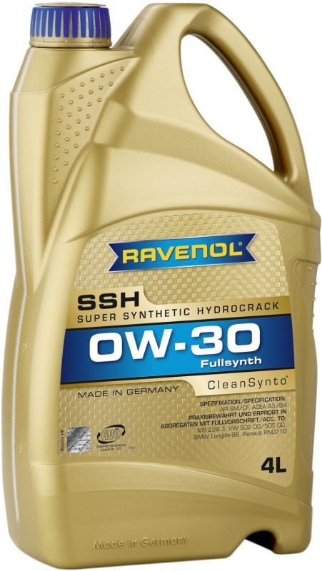 Моторное масло Ravenol SSH 0W-30