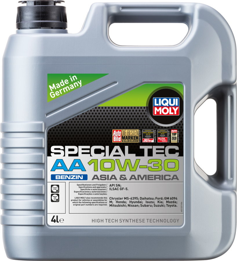 Моторное масло Liqui Moly Special Tec AA Benzin 10W-30