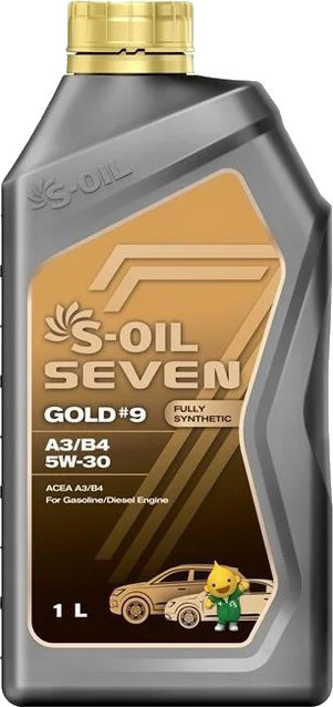 Моторное масло S-Oil Seven Gold 9 A3/B4 5W-40 1L