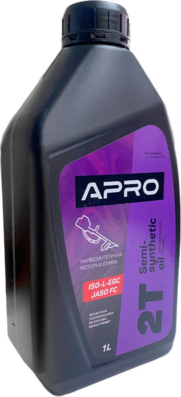 Моторное масло Apro Semi-Synthetic 2T 1L