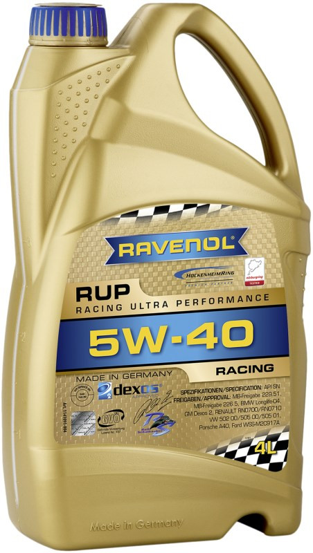Моторное масло Ravenol RUP 5W-40