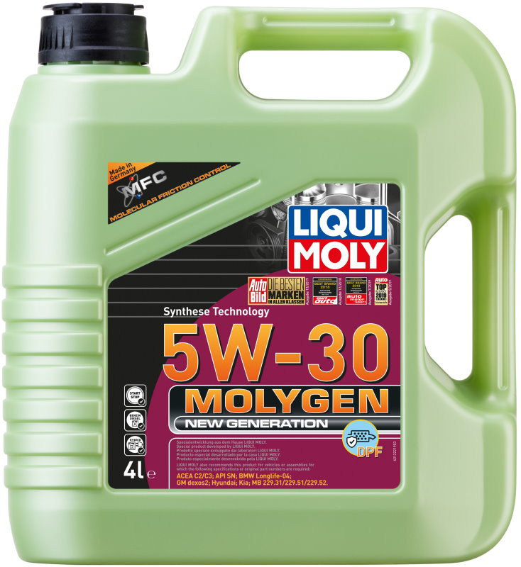 Моторное масло Liqui Moly Molygen New Generation DPF 5W-30