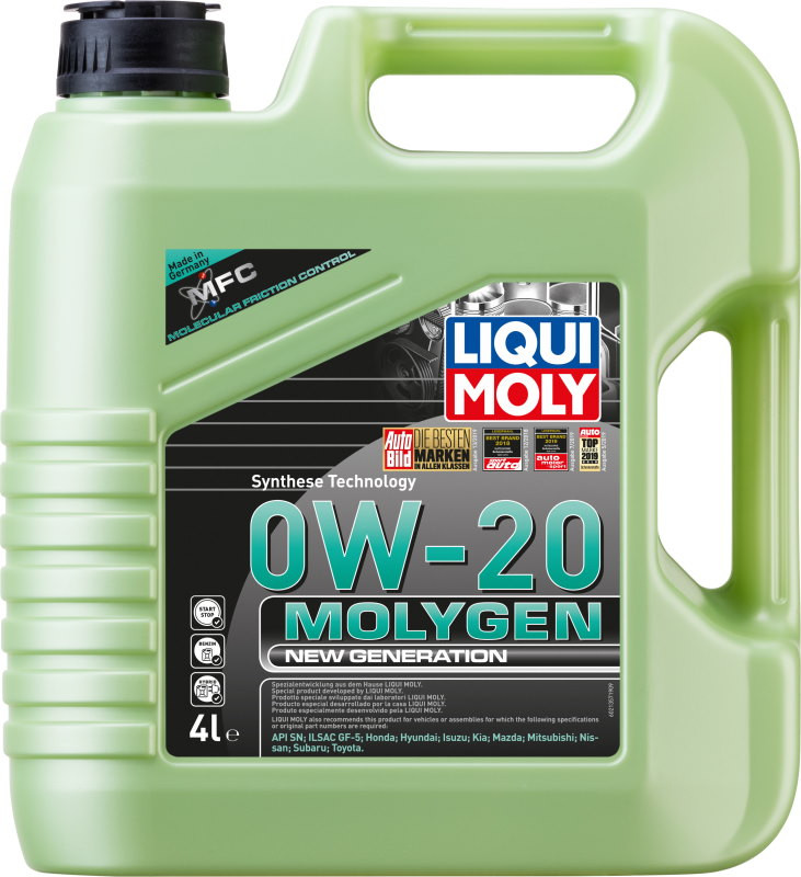 Моторное масло Liqui Moly Molygen New Generation 0W-20