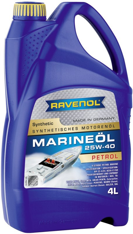 Моторне мастило Ravenol Marineoil Petrol 25W-40 Synthetic