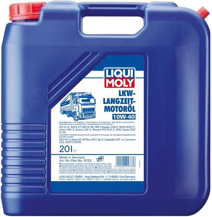 Моторное масло Liqui Moly LKW Langzeit-Motoroil Basic 10W-40