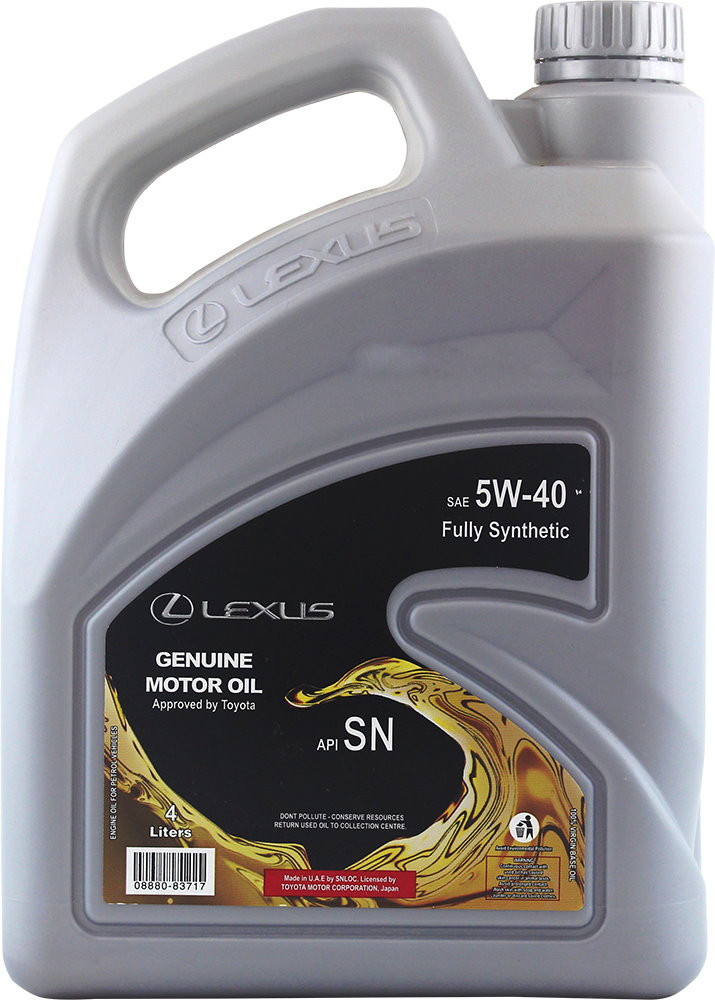Моторне мастило Toyota Lexus Genuine Motor Oil 5W-40 4L