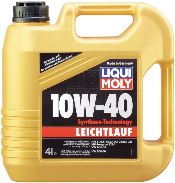 Моторное масло Liqui Moly Leichtlauf 10W-40