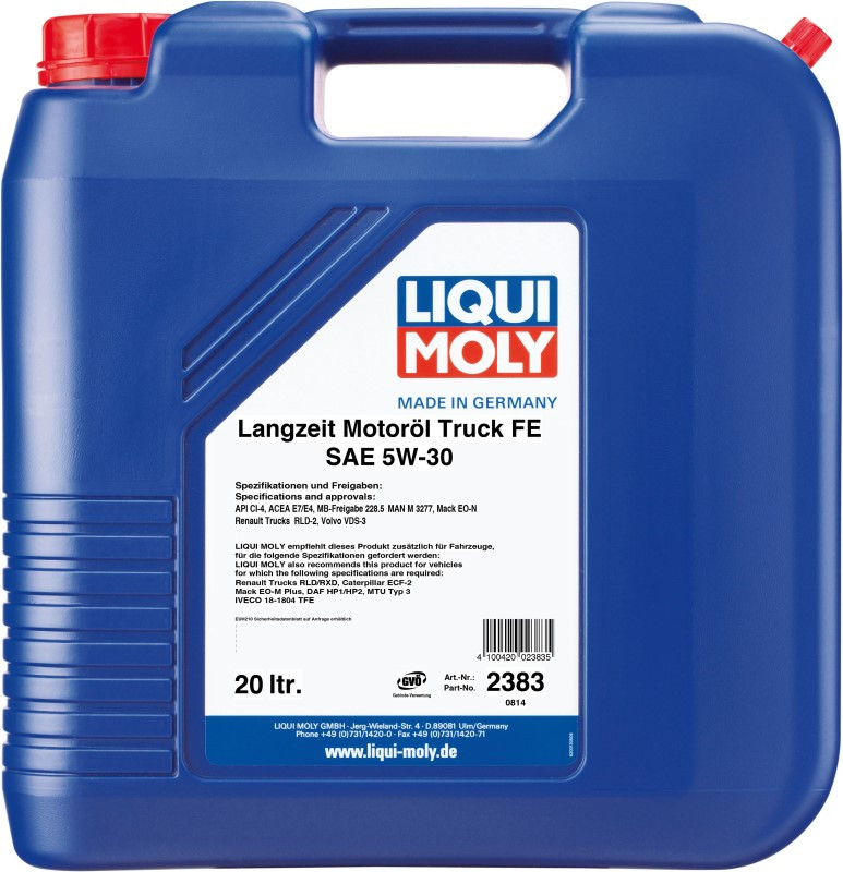 Моторное масло Liqui Moly Langzeit-Motoroil Truck FE 5W-30