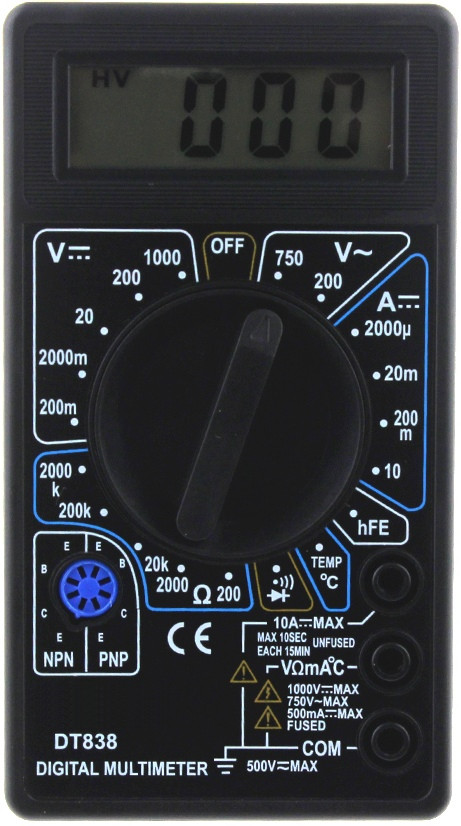 Мультиметр Digital DT-838