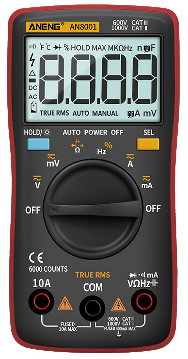Мультиметр ANENG AN8001