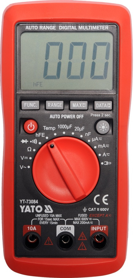 Мультиметр Yato YT-73084
