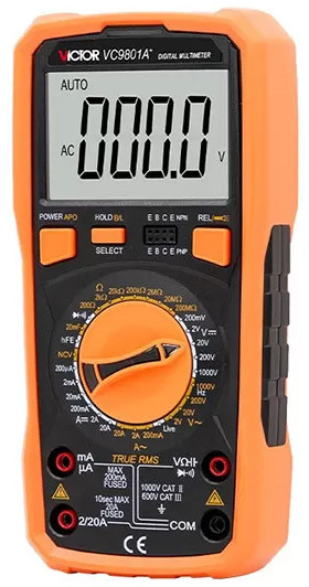 Мультиметр Victor VC9801A