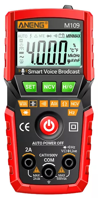 Мультиметр ANENG M109