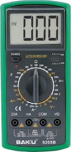 Мультиметр BAKKU BK-9205B