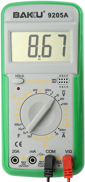 Мультиметр BAKKU BK-9205A
