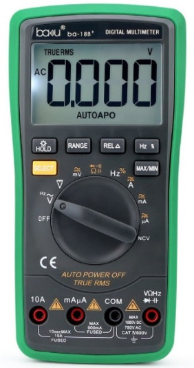 Мультиметр BAKKU BA-18B Plus