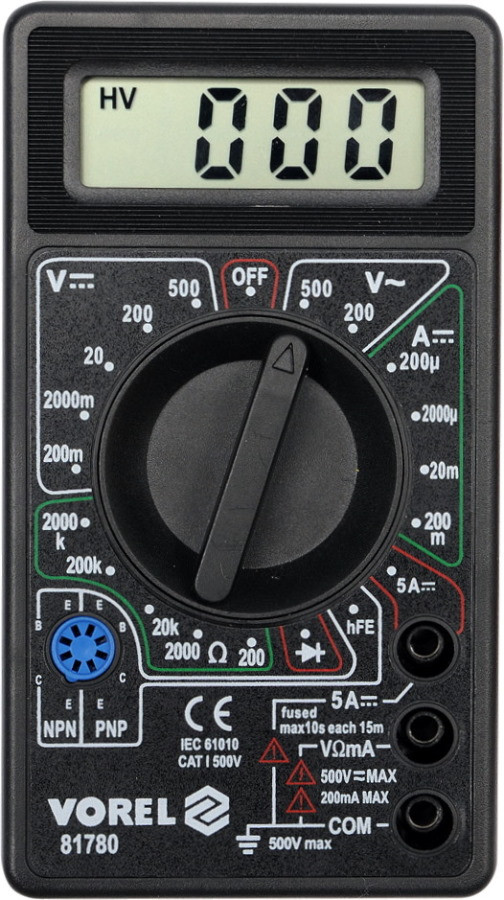 Мультиметр Vorel 81780