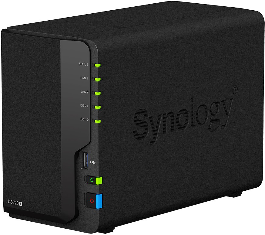 NAS-сервер Synology DiskStation DS220 ОЗУ 2 ГБ