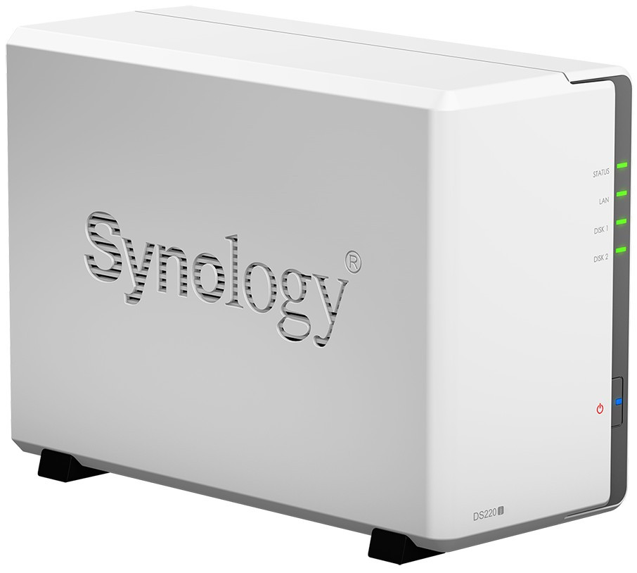 NAS-сервер Synology DiskStation DS220j ОЗУ 512 МБ