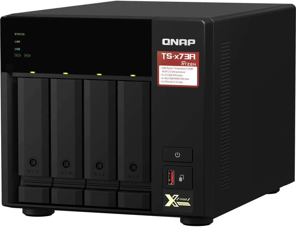 NAS-сервер QNAP TS-473A-8G ОЗП 8 ГБ