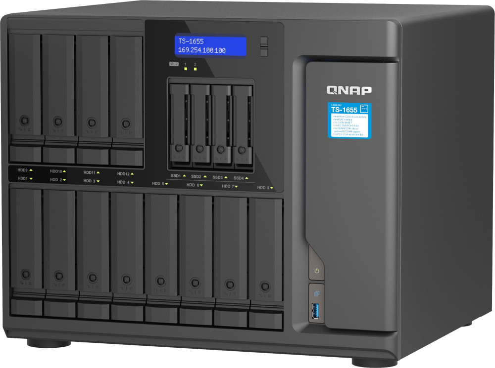 NAS-сервер QNAP TS-1655-8G ОЗП 8 ГБ