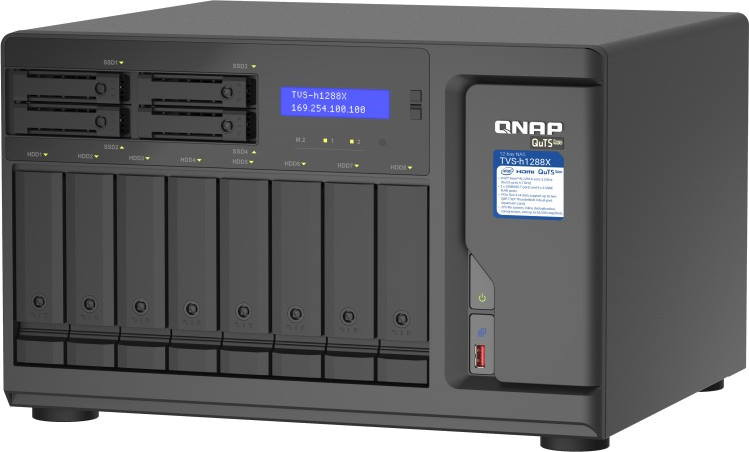 NAS-сервер QNAP TVS-h1288X-W1250-16G ОЗП 16 ГБ