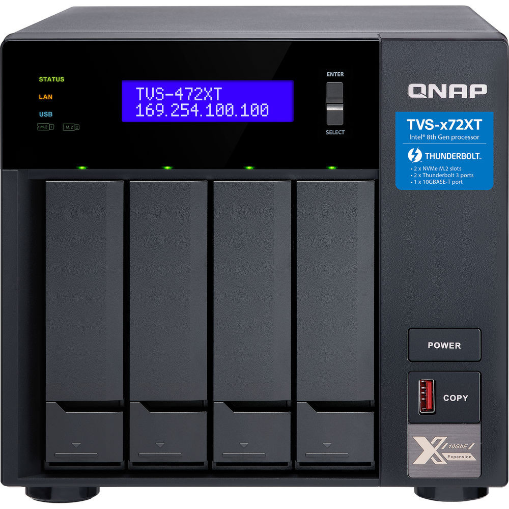 NAS-сервер QNAP TVS-472XT Intel G5400T