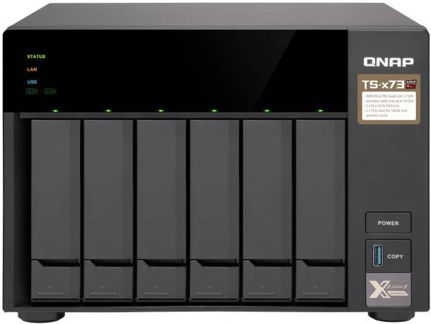 NAS-сервер QNAP TS-673 ОЗП 8 ГБ