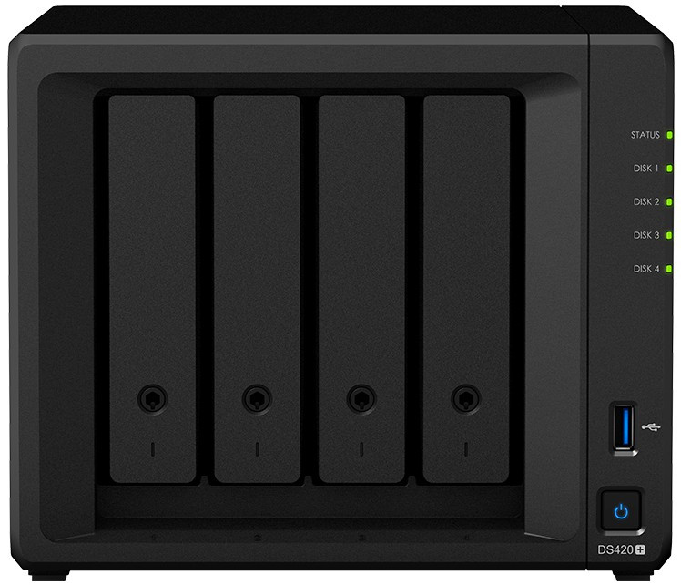 NAS-сервер Synology DiskStation DS420 ОЗП 2 ГБ
