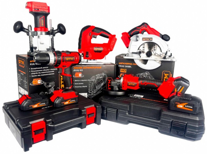 Набор электроинструмента GTM 1672