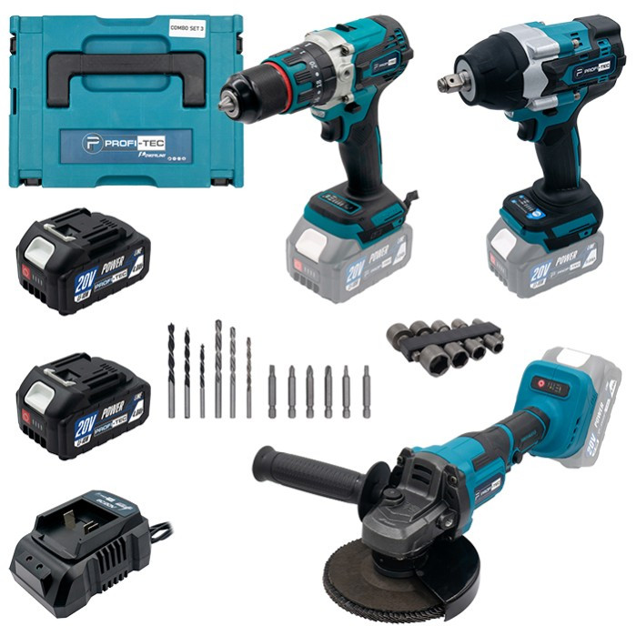 Набор электроинструмента Profi-Tec Combo Set 3/4 POWERLine