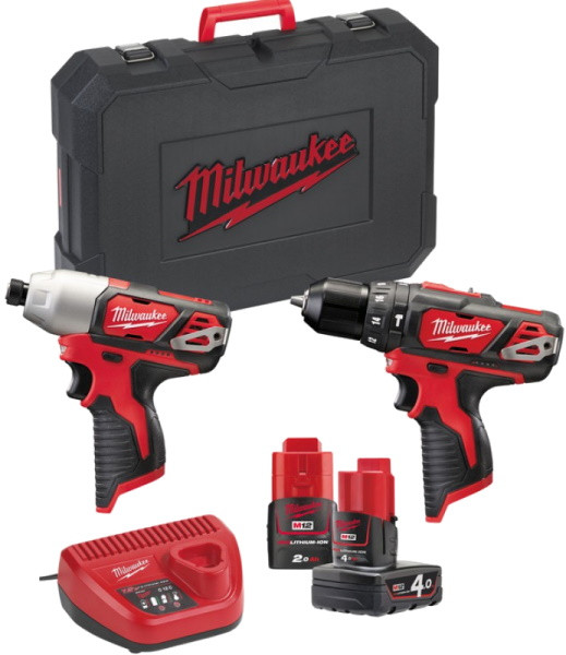 Набор электроинструмента Milwaukee M12 BPP2B-421C