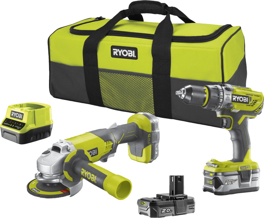 Набор электроинструмента Ryobi R18PDAG-242S