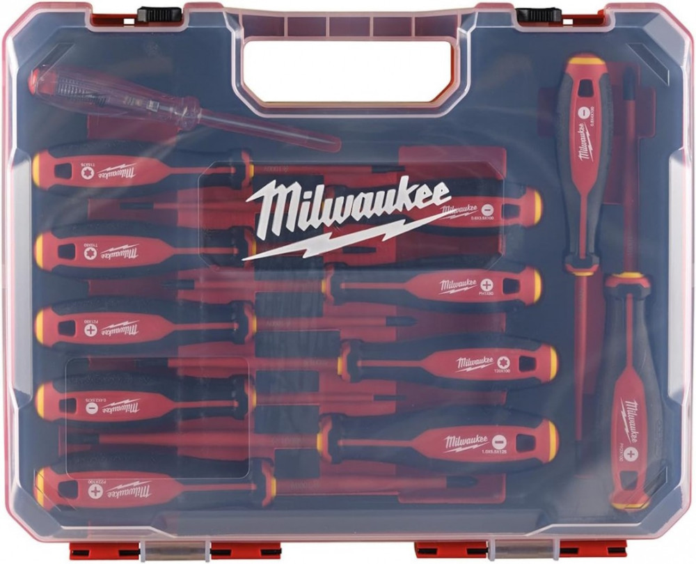 Набор инструментов Milwaukee Tri-lobe vde screwdriver 12pc set (4932479095)