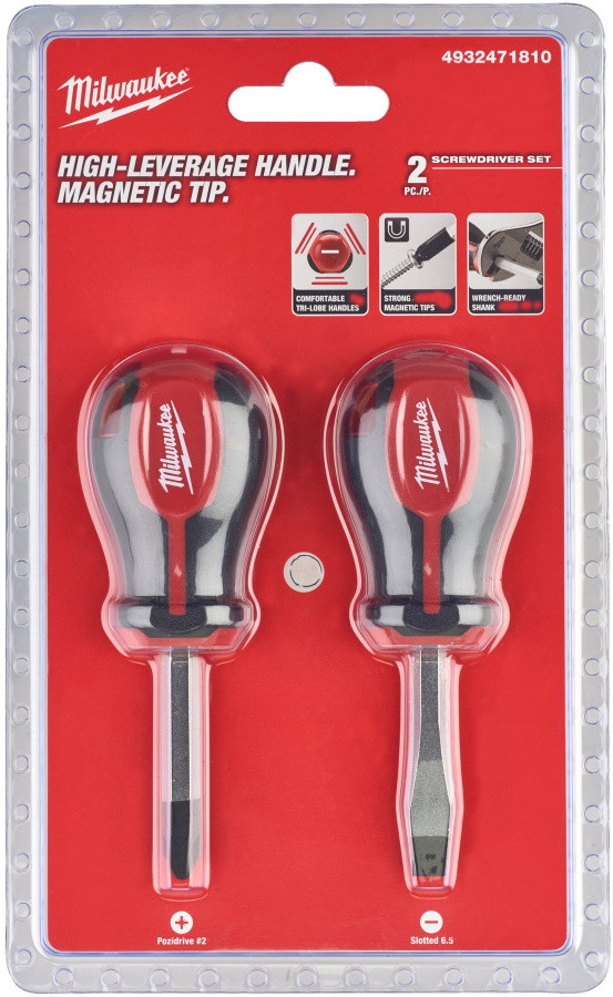 Набор инструментов Milwaukee Tri-lobe screwdriver stubby set (4932471810)