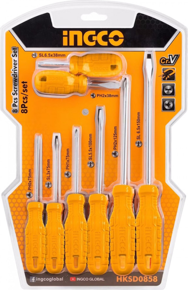 Набор инструментов INGCO HKSD0858