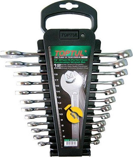 Набір інструментів TOPTUL GBAC1201