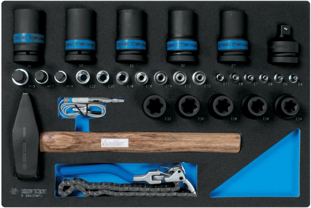 Набір інструментів KING TONY 9-99430MFV