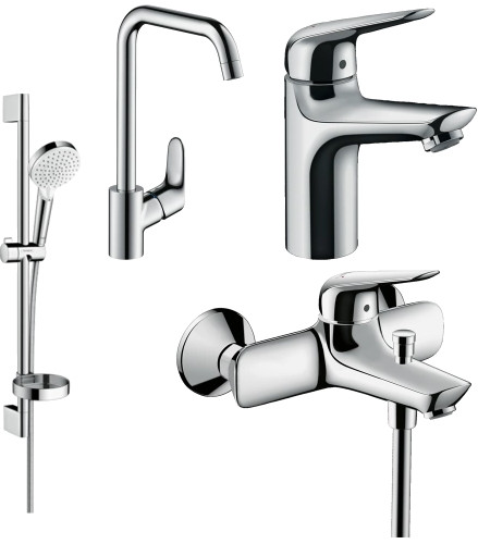 Набор смесителей Hansgrohe Novus 1162019