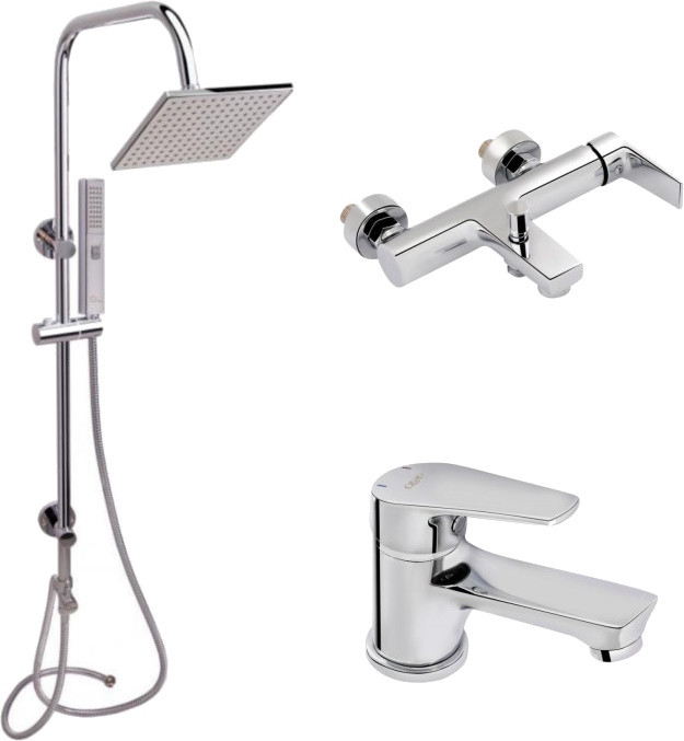 Набор смесителей Q-tap Ortiz QTORTCRM00145486