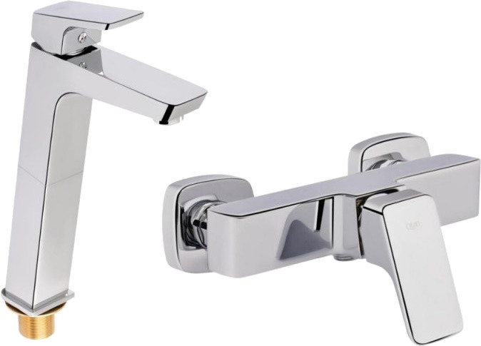 Набор смесителей Q-tap Namesti QTNAM1025H102C45454