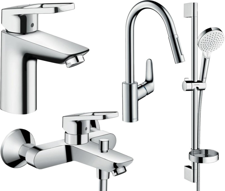 Набор смесителей Hansgrohe Logis Loop 1252019