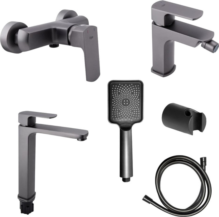 Набор смесителей Q-tap Lipno QTLIPNO10H23101G45461