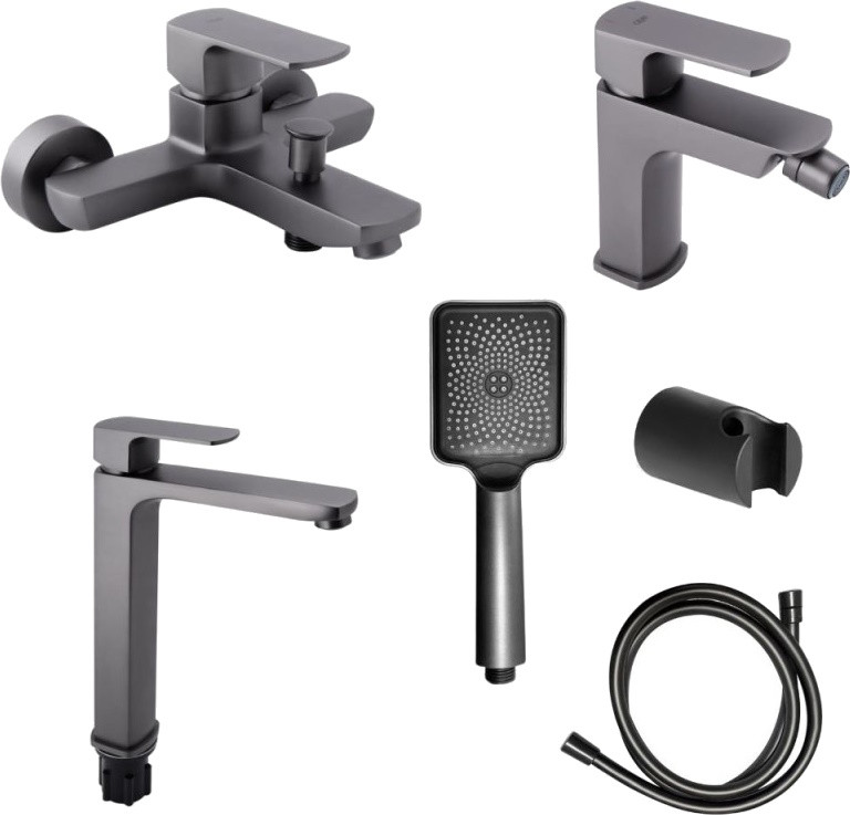 Набор смесителей Q-tap Lipno QTLIPNO10H23101G45460