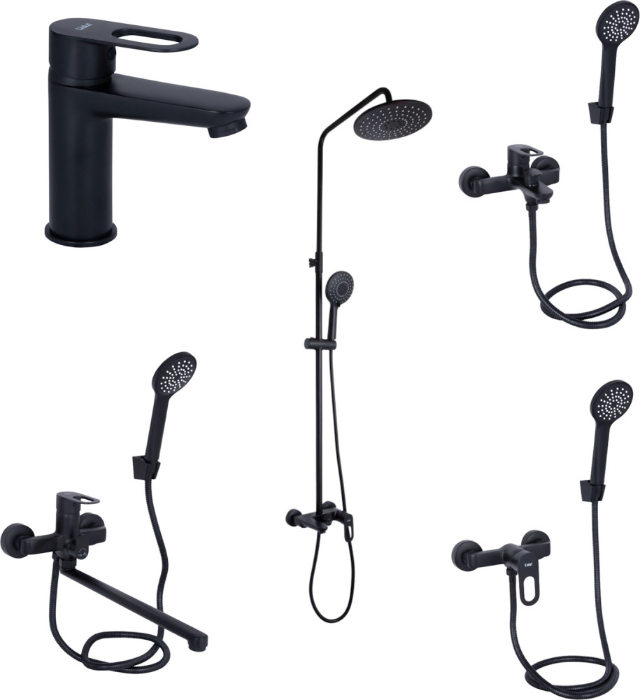 Набор смесителей Lidz Latwa LDLAT001BLA4541800000