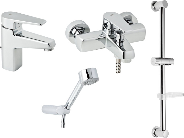 Набор смесителей Genebre Klip 04KLV17RO